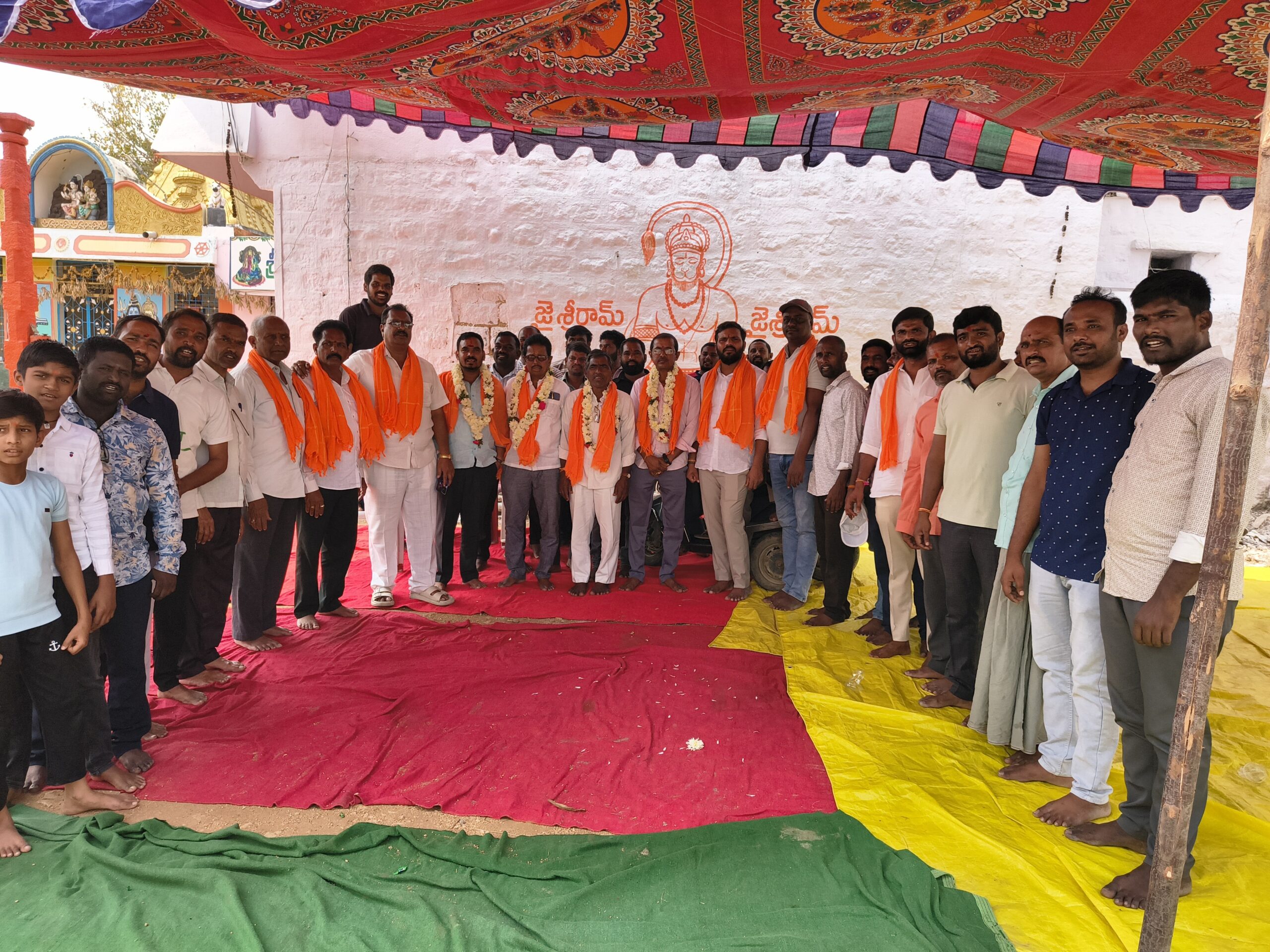 ఆంజనేయ స్వామి దేవాలయ అభివృద్ధి కమిటీ ఎన్నిక