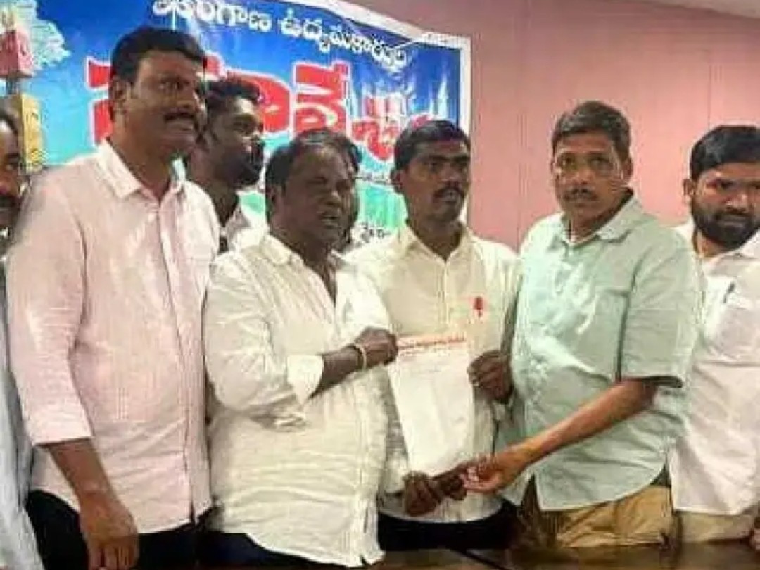 TG ఉద్యమకారుల జిల్లా అధ్యక్షుడిగా సంజీవ