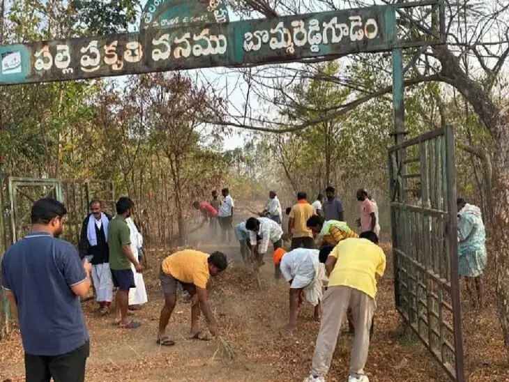 బొమ్మరెడ్డి గూడెంలో శ్రమదానం