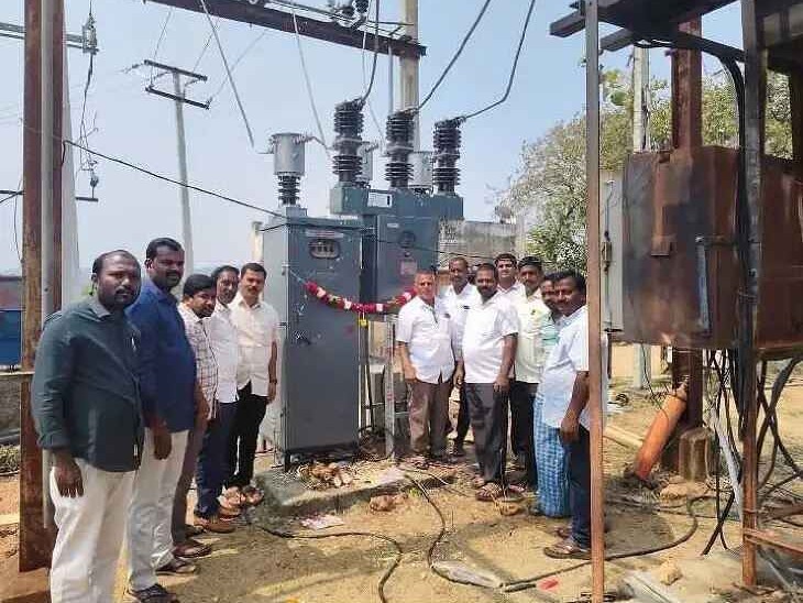 కదిరేపాడులో కొత్త విద్యుత్ ఫీడర్ ప్రారంభం