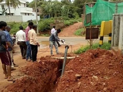 తాగునీటి పైప్ లైన్‌కు మరమ్మతులు