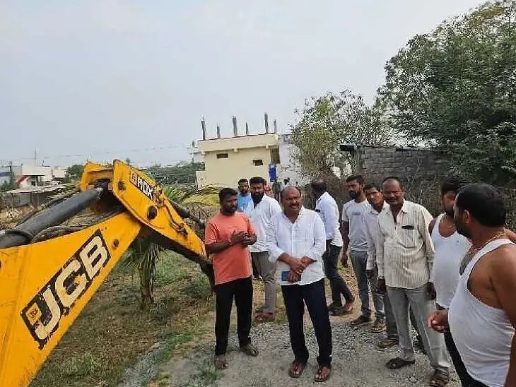 అమృత్ పథకంలో పైపులైను పనులు ప్రారంభం