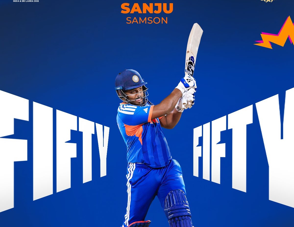 సంజూ శాంసన్‌ హాఫ్‌ సెంచరీ