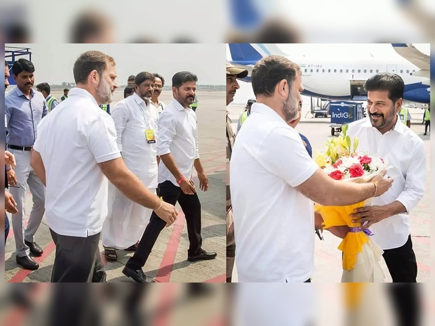 హైదరాబాద్ చేరుకున్న రాహుల్ గాంధీ