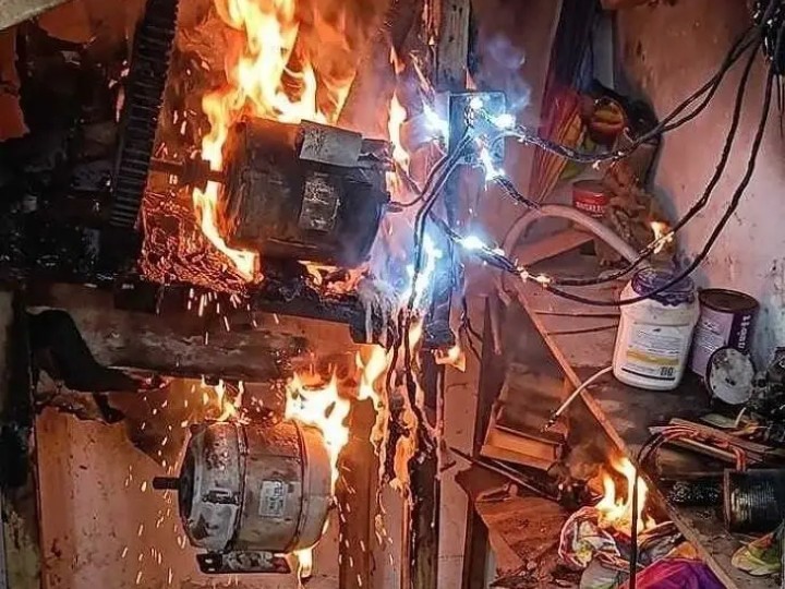 బుచ్చిలో అగ్నిప్రమాదం