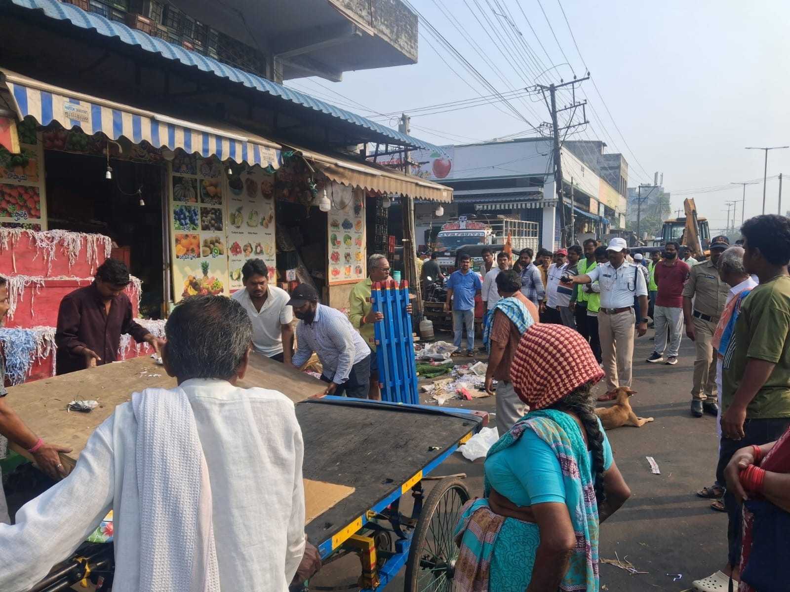 విజయవాడలో ఆక్రమణలు తొలగింపు