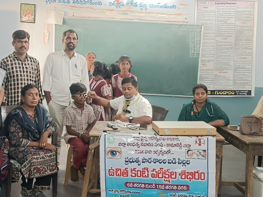 ‘కంటి సమస్యలు రాకుండా పౌష్టికాహారo తీసుకోవాలి’