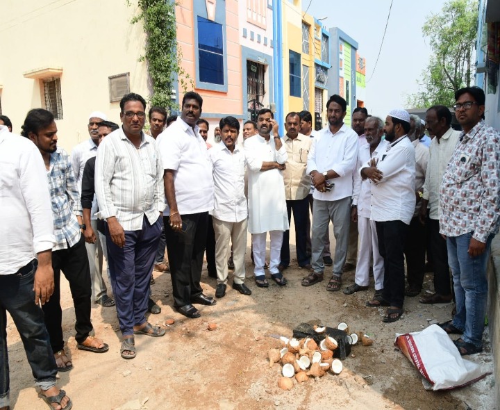 రిజ్వాన్ నగర్‌లో అభివృద్ధి పనులకు భూమి పూజ