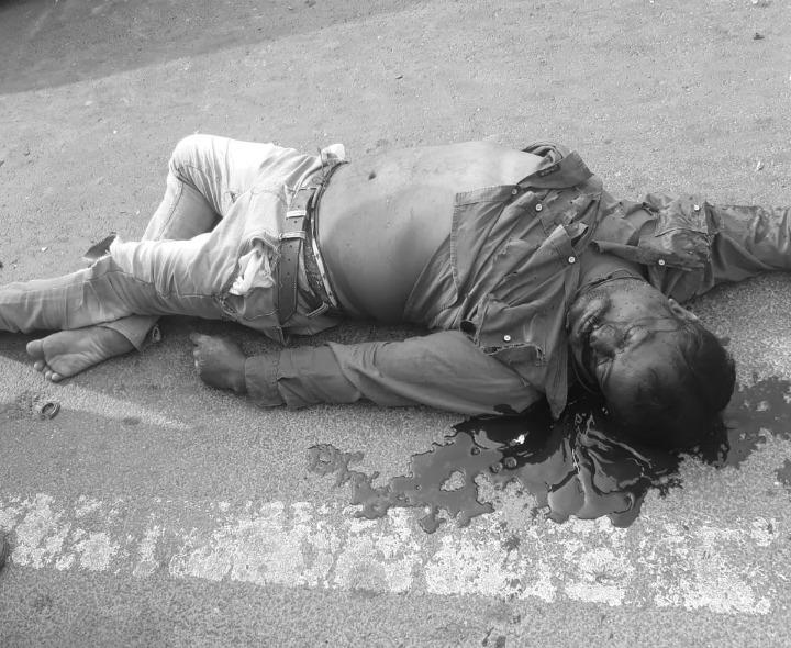 బస్సు ఢీకొని వ్యక్తి మృతి