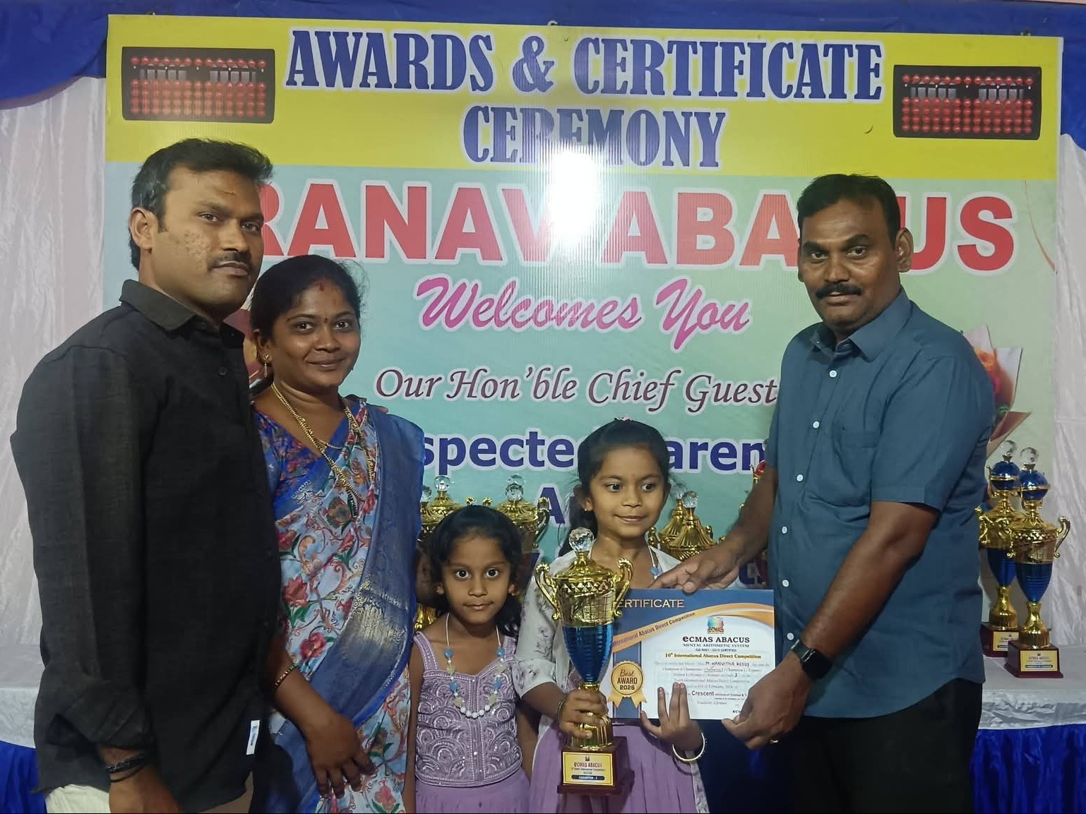 అంతర్జాతీయ అబాకస్ పోటీల్లో తాడిపత్రి విద్యార్థుల సత్తా