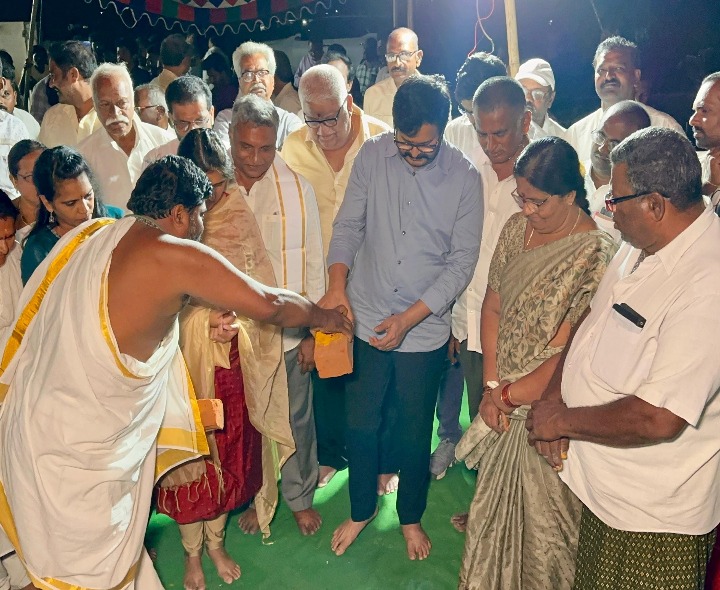 హెల్త్ యూనిట్ భవన నిర్మాణానికి శంకుస్థాపన