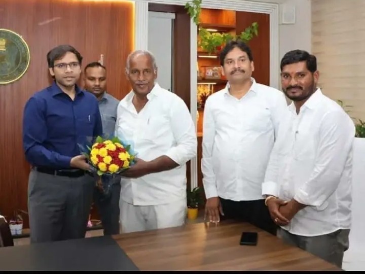 జిల్లా కలెక్టర్‌ను కలిసిన ఎమ్మెల్యే