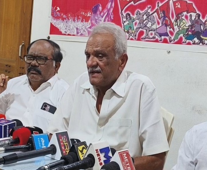 అమెరికా స్వార్థంతోనే యుద్దాలు: CPI నారాయణ