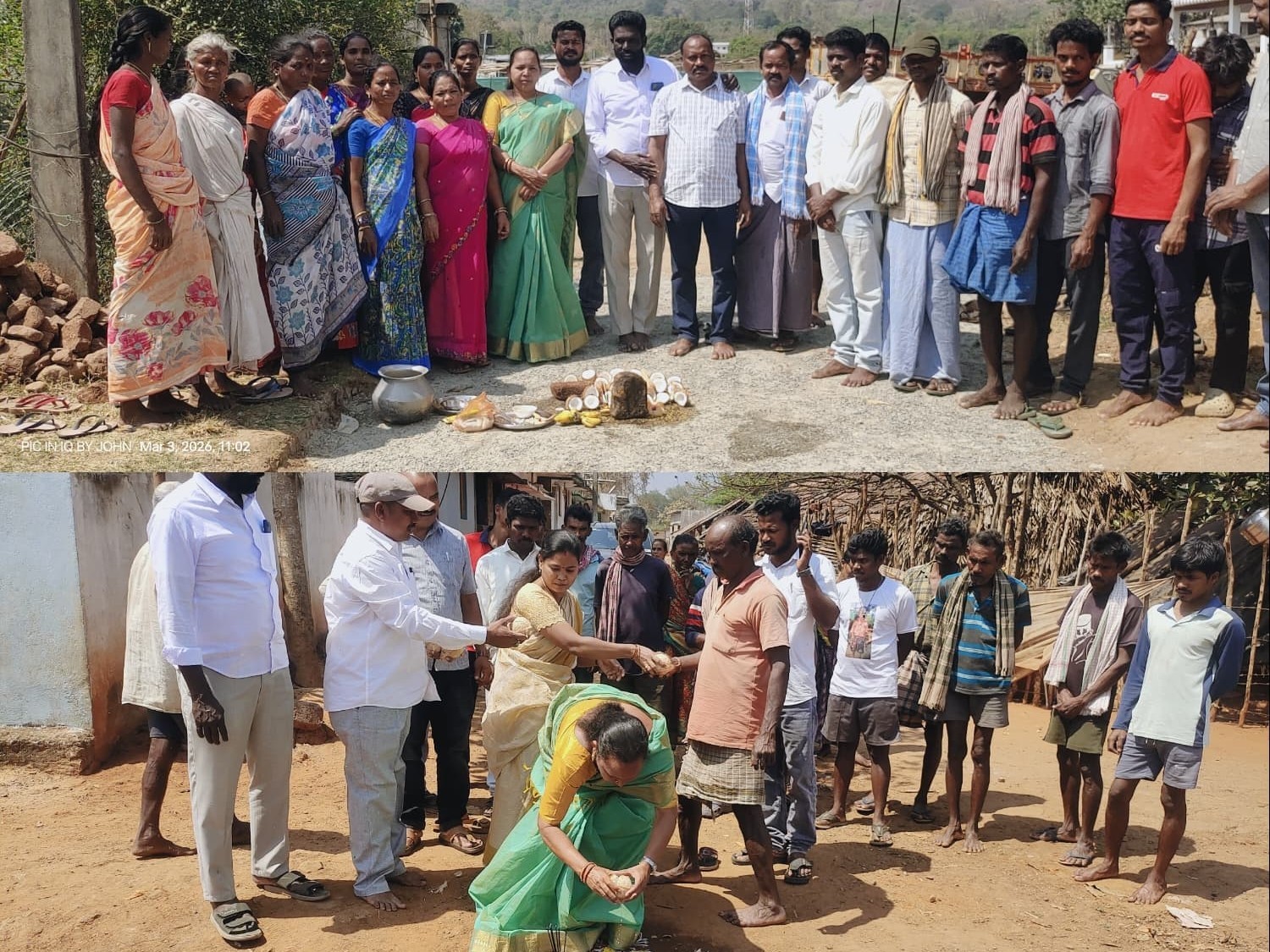 ఎంపీపీ నిధులతో సీసీ రోడ్లకు శంకుస్థాపన