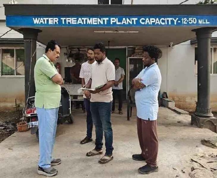 తాగునీటి పంప్ హౌస్‌లను పరిశీలించిన కమిషనర్