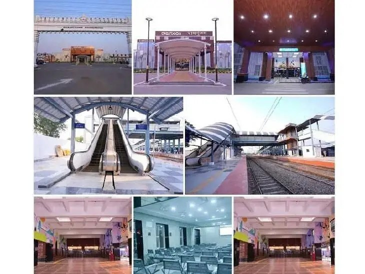 ఆధునిక  హంగులతో రూపుదిద్దుకుంటున్న రైల్వేస్టేషన్