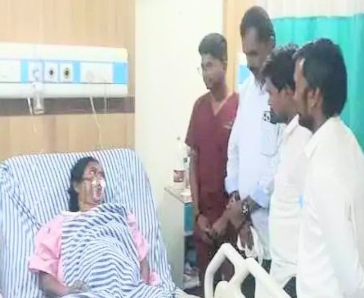 బాధితురాలికి ఎమ్మెల్యే భరోసా