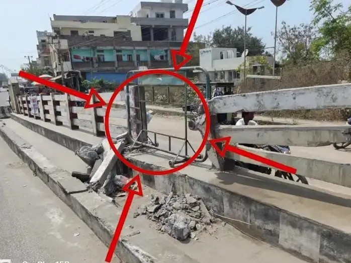 మరమ్మత్తులకు నోచుకోని  బ్రిడ్జ్