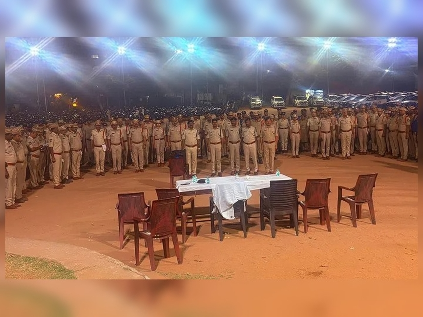 అర్ధరాత్రి పోలీసుల ‘మాక్ డ్రిల్’