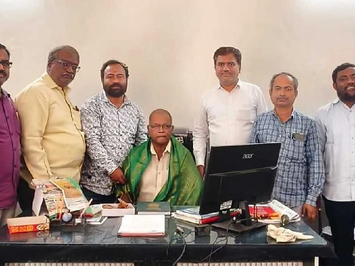 MEOను సన్మానించిన PRTU సభ్యులు.!