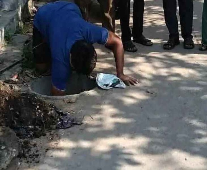 వాటర్ వాల్ లీక్ .. వెంటనే స్పందించిన వార్డు కౌన్సిలర్