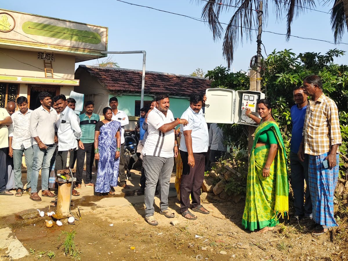 వార్డులో నూతన మోటర్ ఏర్పాటు