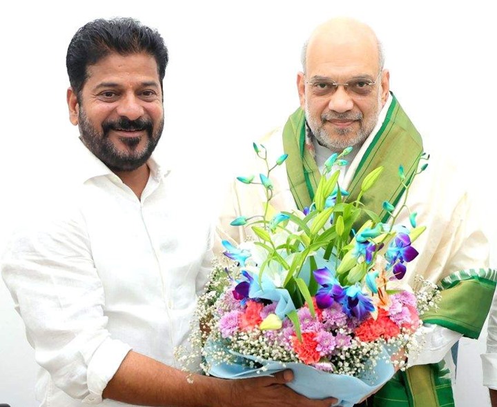 అమిత్ షాతో రేవంత్ రెడ్డి భేటీ