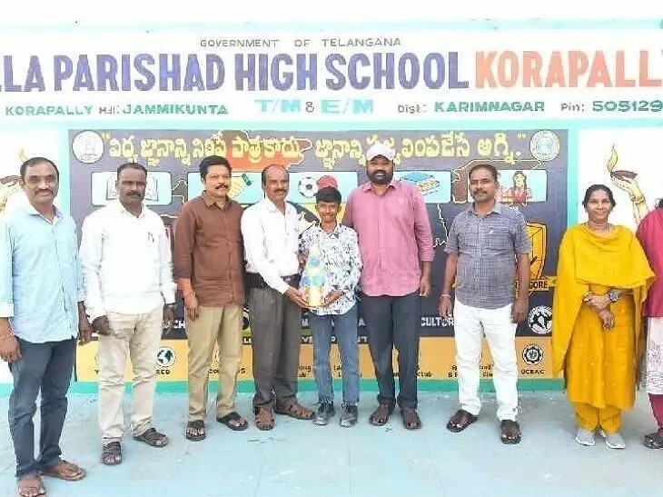 రాష్ట్రస్థాయికి ఎంపికైన  కొరపల్లి విద్యార్థి  ప్రాజెక్టు