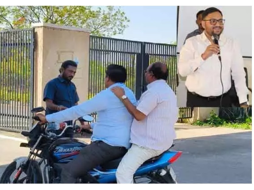 నో హెల్మెట్ – నో ఎంట్రీ.. కలెక్టర్ వినూత్న నిర్ణయం