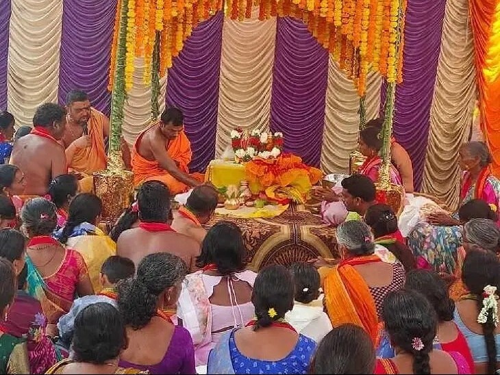 ఘనంగా లక్ష్మీ నరసింహ స్వామి కళ్యాణం