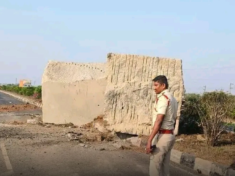 సింగరాయకొండలో తప్పిన ప్రమాదం