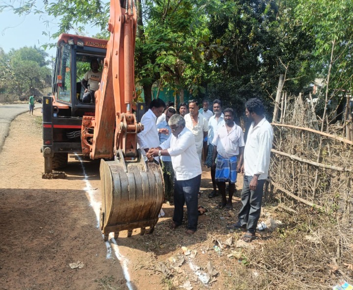 నూతన డ్రైనేజీ పనులకు శంకుస్థాపన