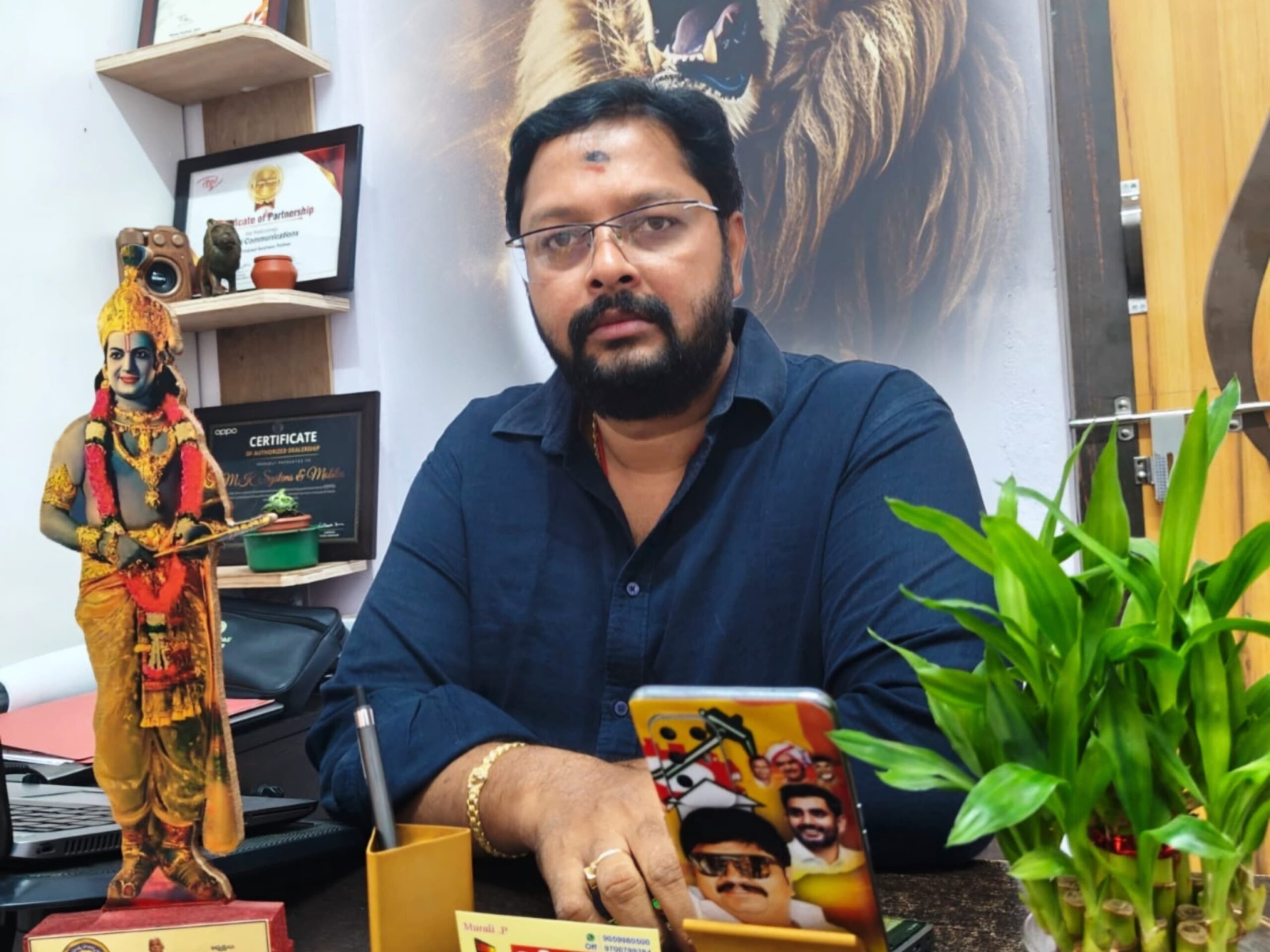 వీఎం థామస్‌కు పైనేని మురళి కృతజ్ఞతలు