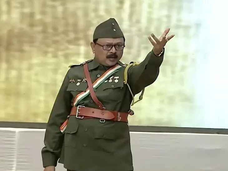 నేతాజీ గెటప్‌లో గూడూరు ఎమ్మెల్యే