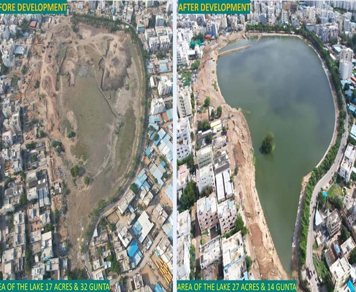 చెరువుల రూపురేఖలు మారుతున్నాయ్!