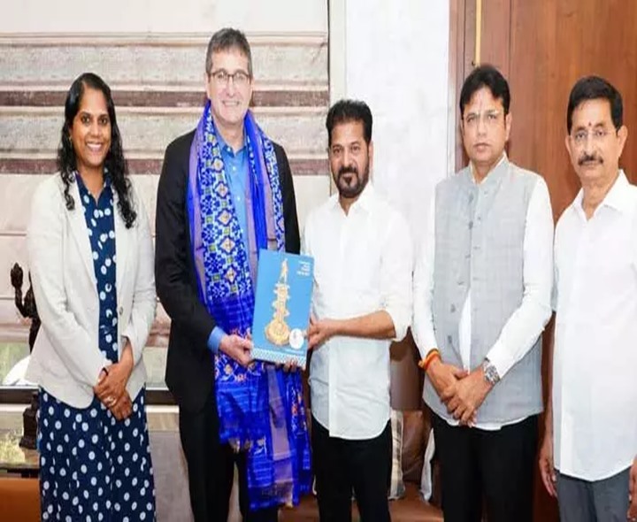 సీఎం రేవంత్ రెడ్డితో డెలావర్ గవర్నర్ భేటీ