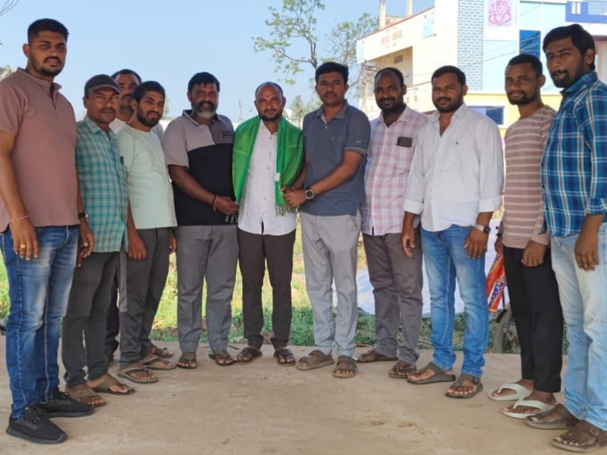 బీజేపీ మండల అధ్యక్షుడికి మండల సాధన సమితి సన్మానం