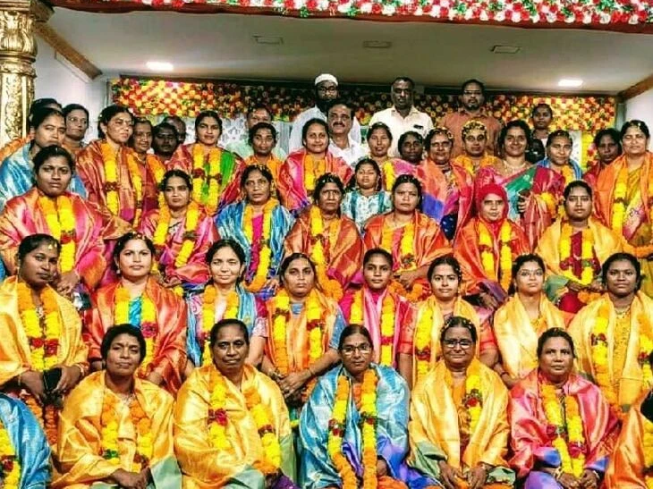 దాచేపల్లిలో మహిళా ఉపాధ్యాయులకు సన్మానం