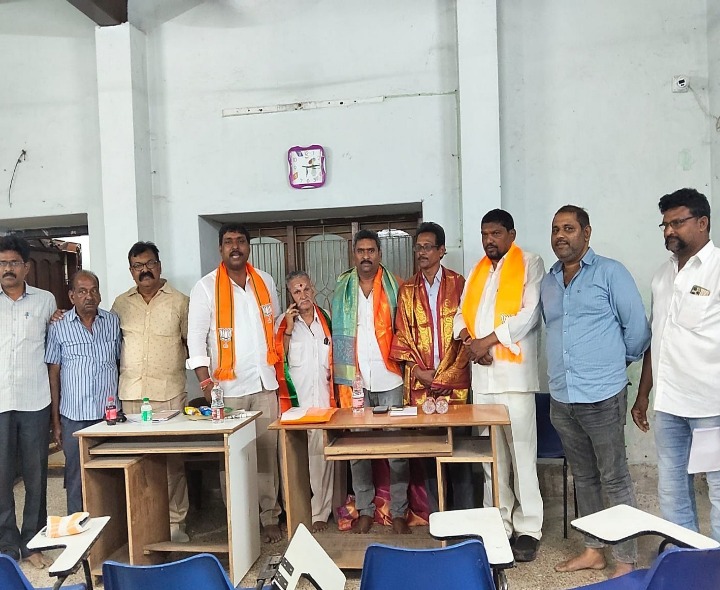 అంబాజీపేట బీజేపీ మండల అధ్యక్షుడుగా ఆంజనేయులు