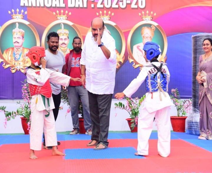 తైక్వాండో మీట్ ప్రారంభించిన ఎమ్మెల్యే