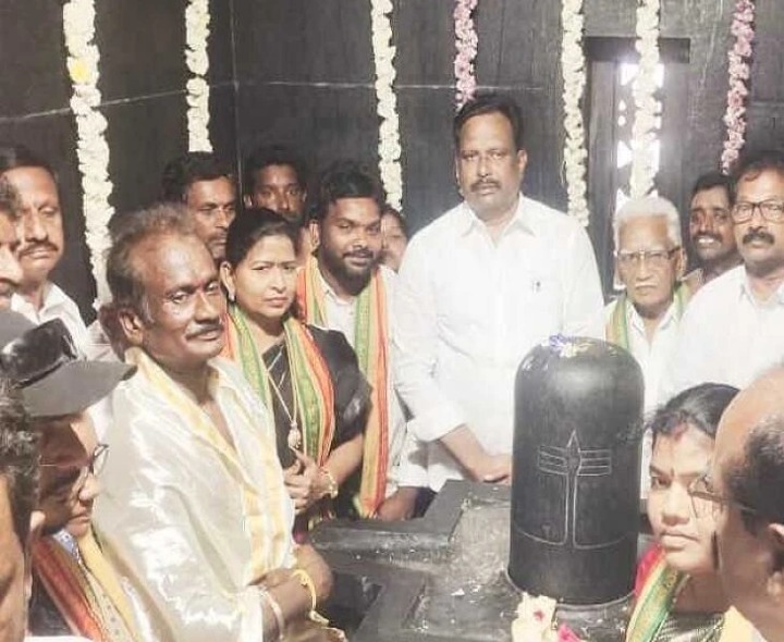 దుద్దుకూరు శివాలయంలో తానేటి వనిత పూజలు