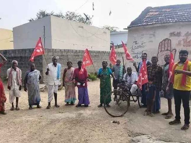 గ్యాస్ ధరల పెంపుపై సీపీఎం పార్టీ నిరసన