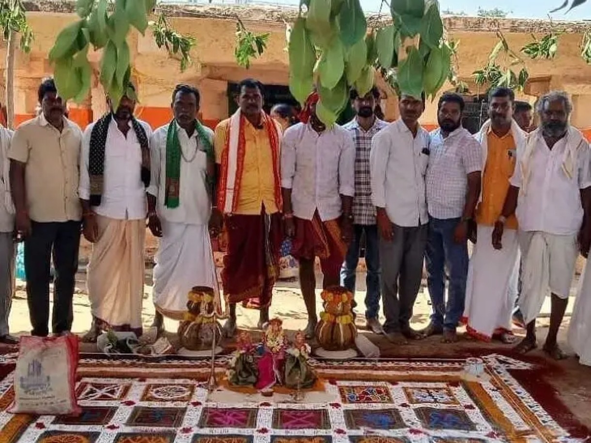 మల్లికార్జున స్వామి దేవస్థానంలో పట్నాలు