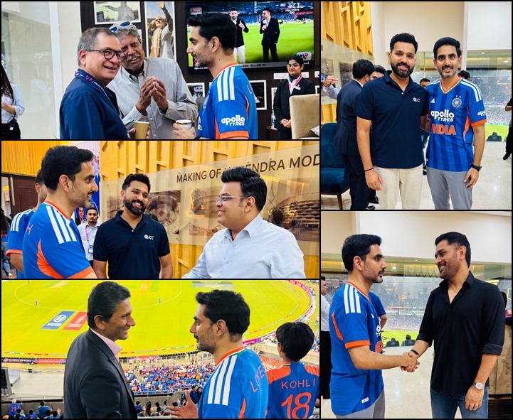 క్రికెట్ ప్రముఖులతో లోకేష్.. ఫొటోలు వైరల్