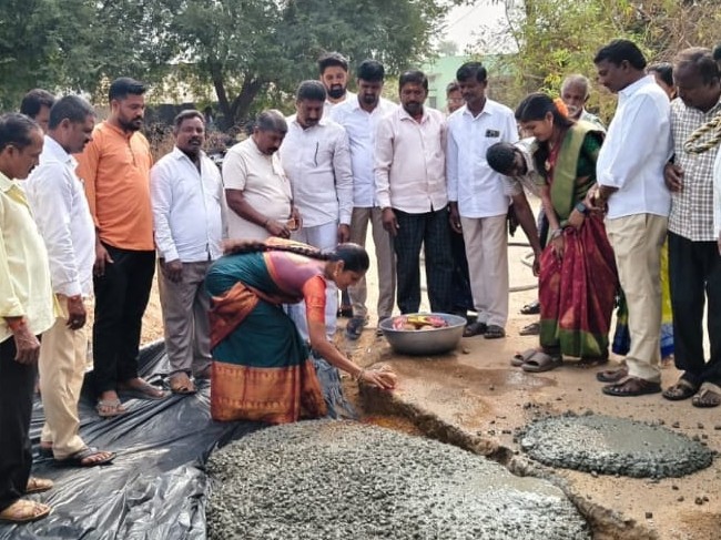 నారాయణగిరిలో అభివృద్ధి పనులకు శంకుస్థాపన