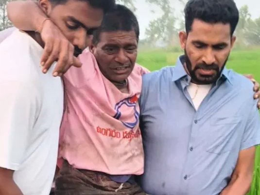 తాడిచెట్టు ఎక్కుతూ జారిపడ్డ గీతాకార్మికుడు