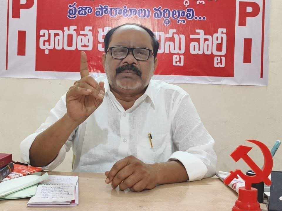 యుద్ధం నియంత్రణకు ప్రధాని కృషి చేయాలి: సీపీఐ