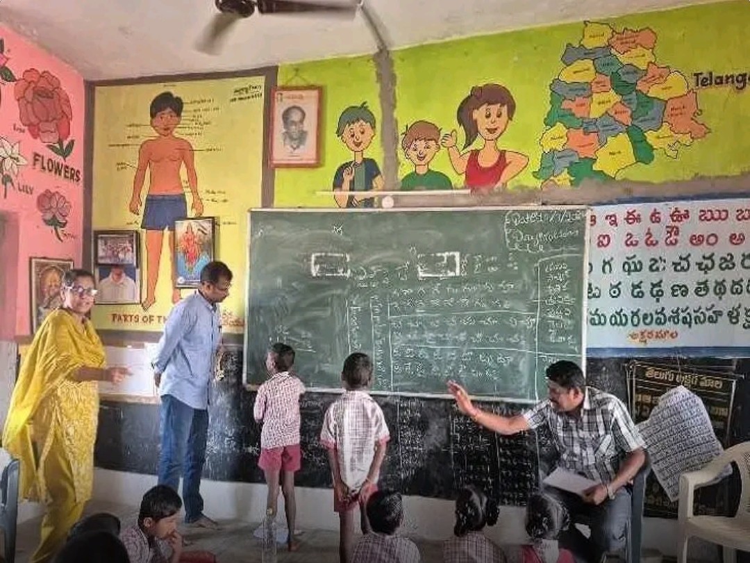 కిష్టాపూర్ పాఠశాలలో ఆకస్మిక తనిఖీలు