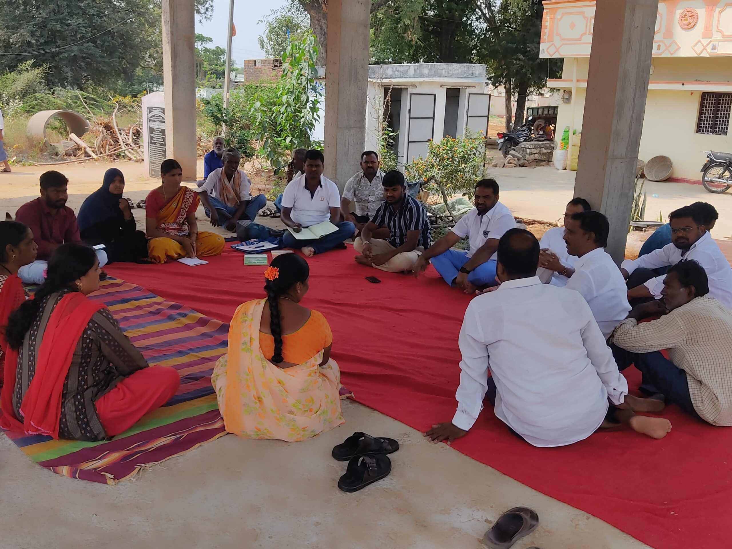 ప్రజా పాలనలో భాగంగా గ్రామ సభ నిర్వహణ