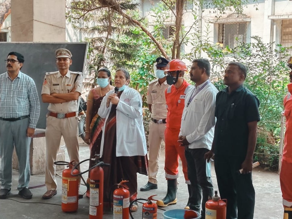 అగ్ని ప్రమాదాలపై మాక్ డ్రిల్